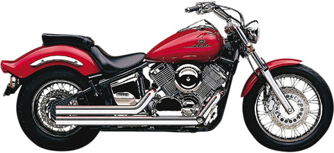Cobra Hot Rod Speedster Short 2-into-2 Straight-Cut Exhaust System Triple-Chrome