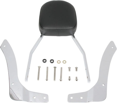 Cobra Tall Square Sissy Bar Chrome with Pad (02-5325)