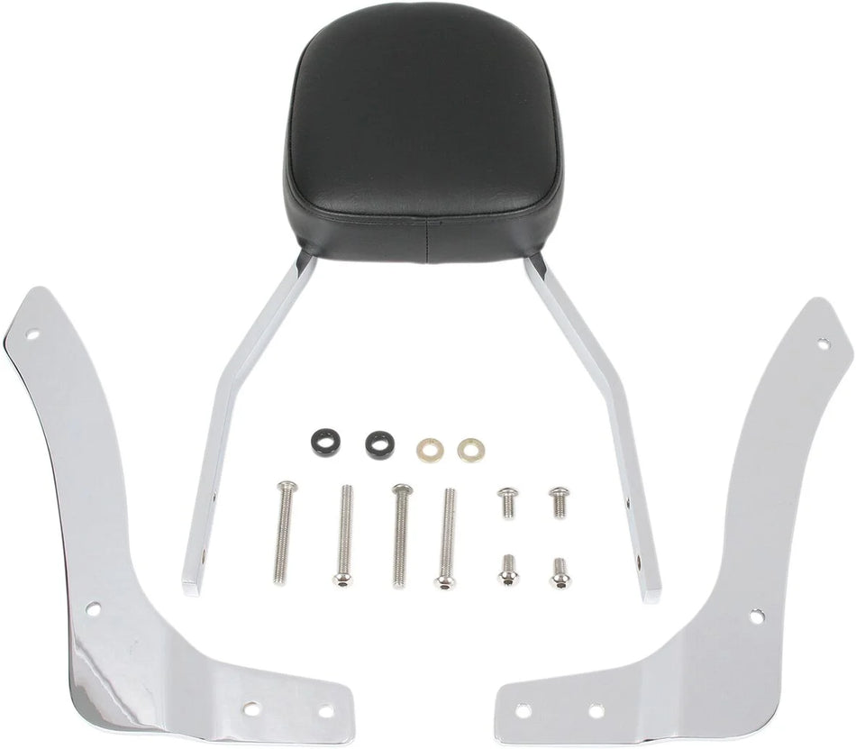 Cobra Tall Square Sissy Bar Chrome with Pad (02-5325)