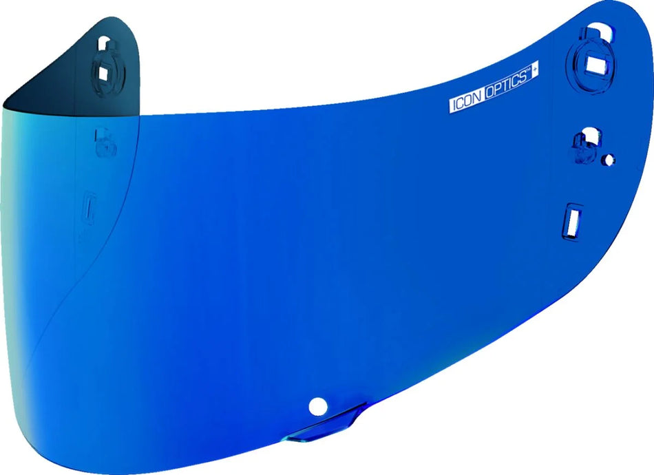 ICON Optics DOT Boatdrink Blue Shield Visor
