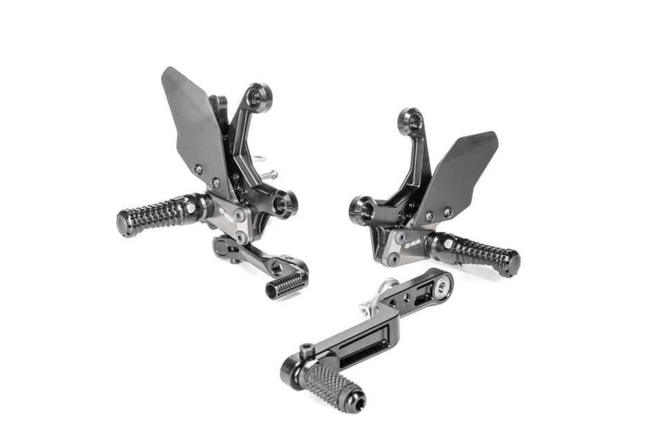 Gilles Tooling AS31GT3 Adjustable Rearset Black (AS31GT3-H14-B)