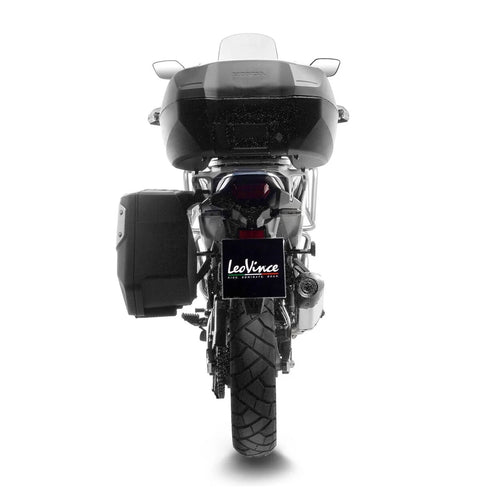 LeoVince LV-14 Stainless Steel Slip-on Muffler Ece Honda Transalp