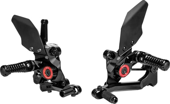 Gilles Tooling MUE2 Adjustable Rearset Black (MUE2-S03-B)