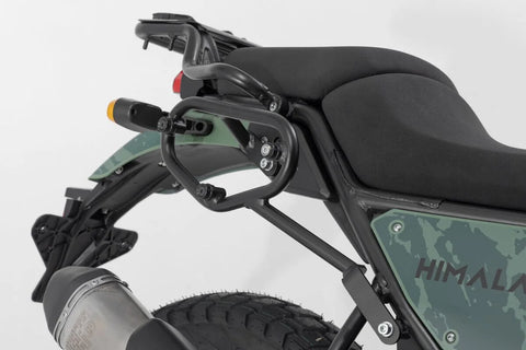 SW-Motech Legend Gear LC1 & LC 2 Side Bag System Brown Edition — Royal Enfield Sleet / Himalay…