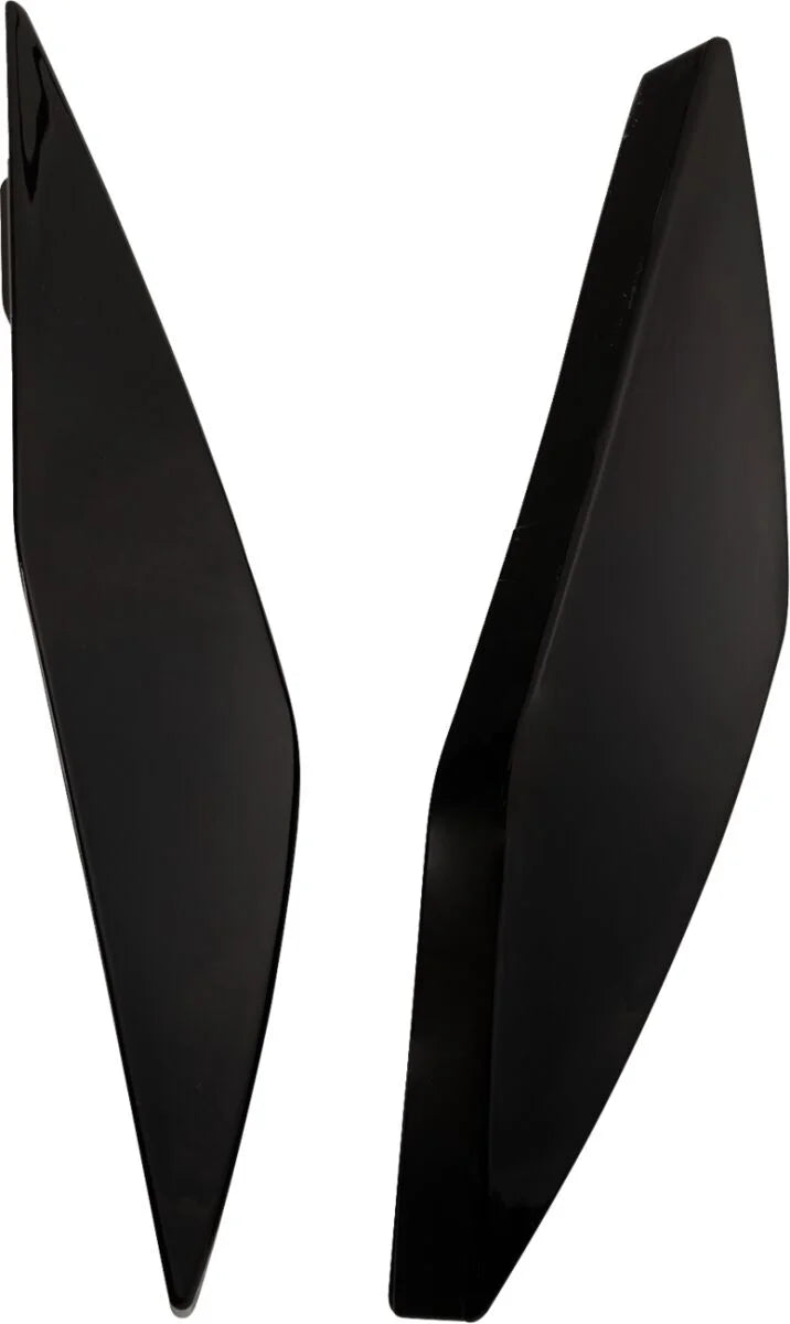 ICON Ultraflite Helmet Side Covers Gloss Black