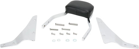 Cobra Mini Square Sissy Bar Chrome with Pad (02-4651)
