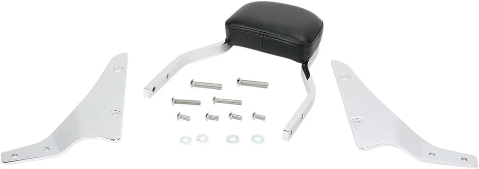 Cobra Mini Square Sissy Bar Chrome with Pad (02-4651)