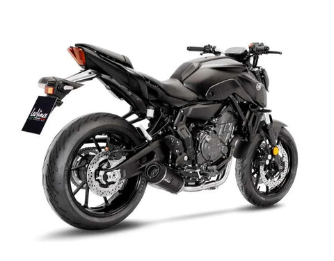 LeoVince LV One EVO Black Edition Stainless Steel Exhaust System with CAT Yamaha (14360EBK)