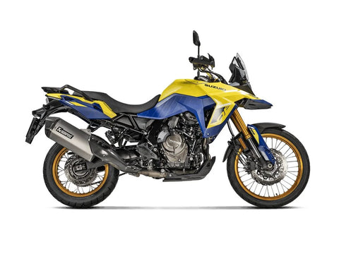 Akrapovic Slip-on Line Muffler Titanium Carbon End Cap Suzuki V-Strom (S-S8SO1-HAFT)