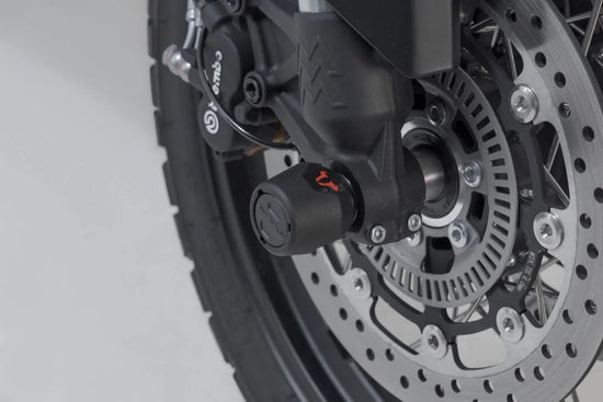 SW-Motech Front Axle Slider Set — Moto Morini X Cape