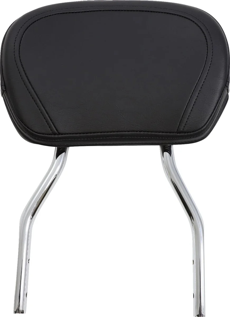 Cobra Tall Round Sissy Bar Chrome with Pad (02-7650)