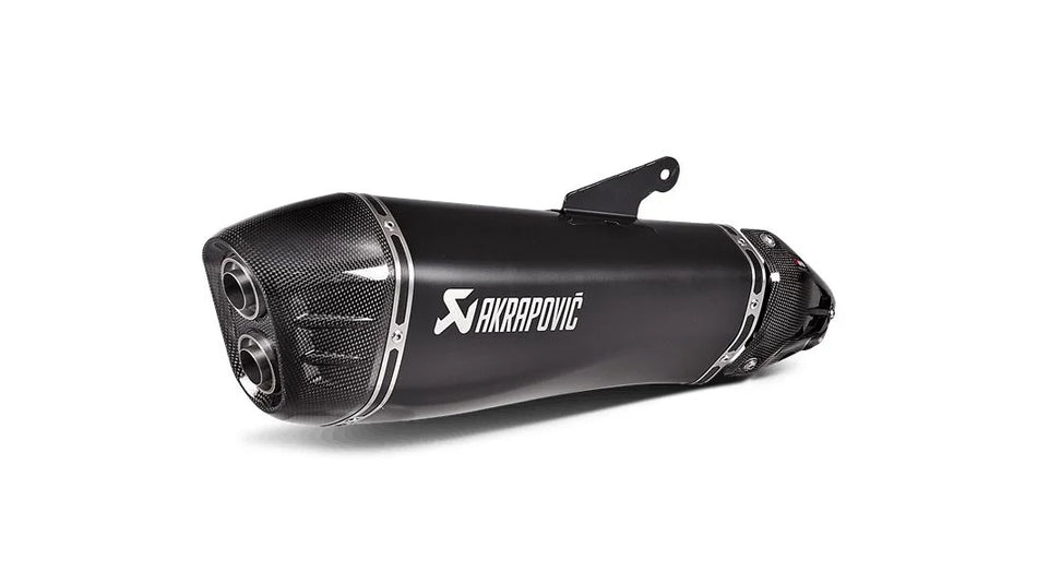 Akrapovic Slip-on Line Muffler Black Titanium Carbon End Cap Kawasaki (S-K10SO21-HRAABL)