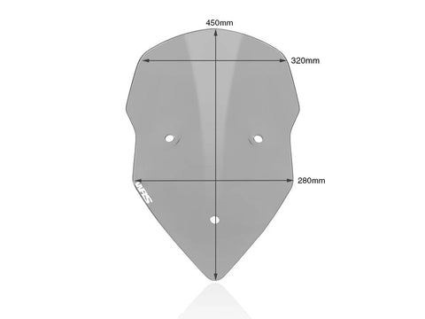 WRS Intermediate Windscreen Smoked (DU013F)