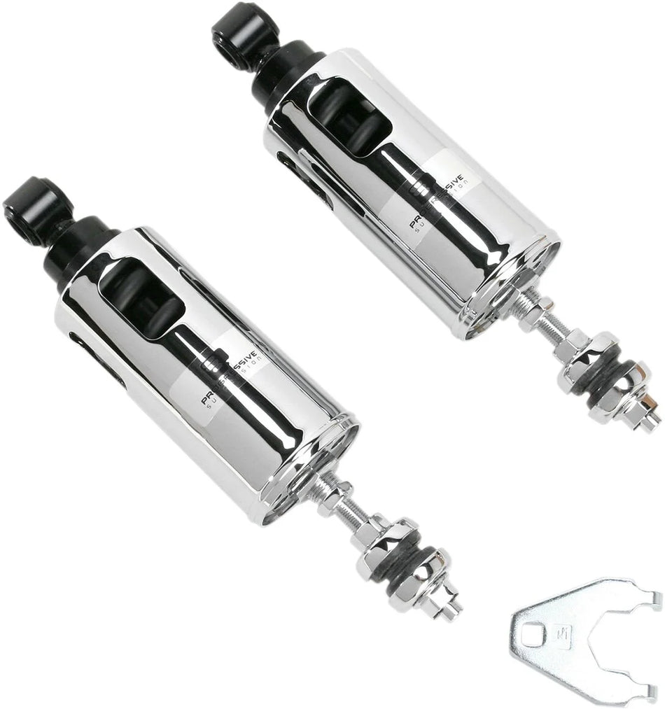 Progressive Suspension 422 Series Standard Rear Shocks Chrome (422-4037C)