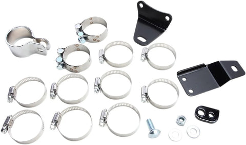 Cobra PowerPort Dual Headpipes Black with Dual Bungs