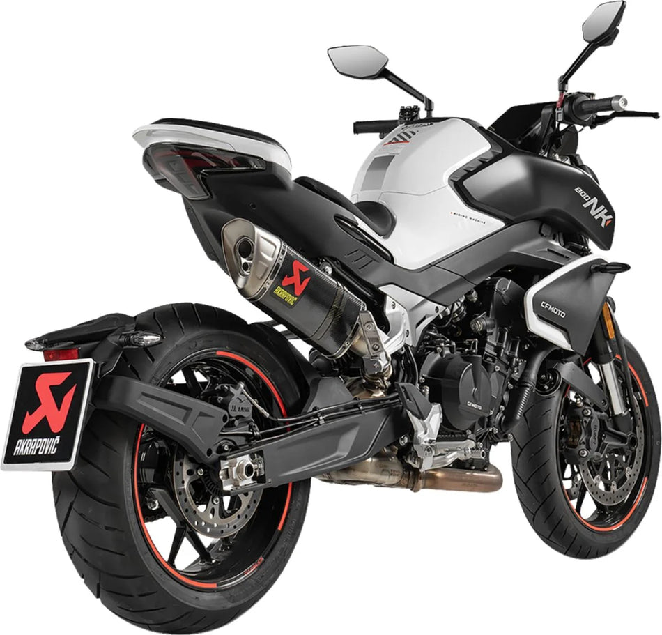 Akrapovic Exhaust Slip-on CF/TI Cfmoto 8