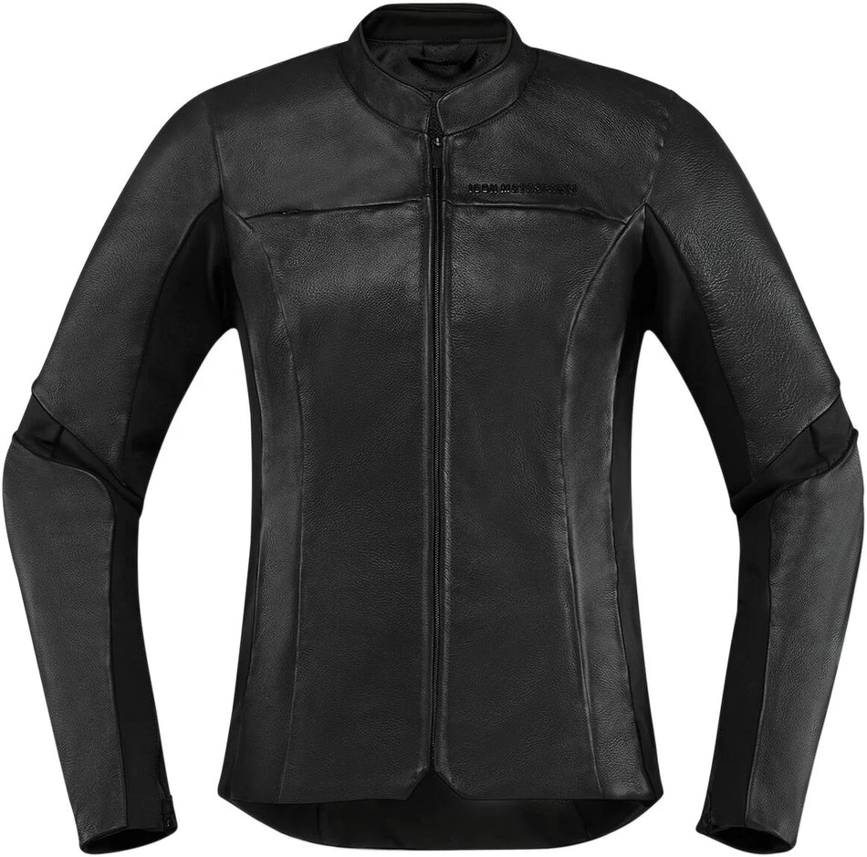 ICON Overlord CE Women's Leather Jacket Black