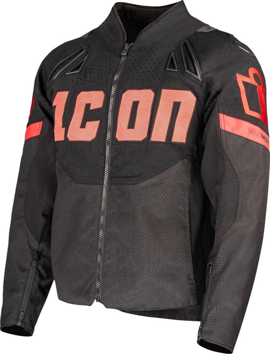 ICON Contra 3 Hero Textile Jacket Black/Red