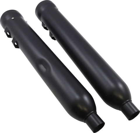 Cobra 4-1/2" Tapered Slip-on Neighbor Hater Mufflers Raven Black