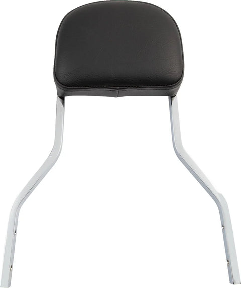 Cobra Short Square Sissy Bar Chrome with Pad (02-5770)