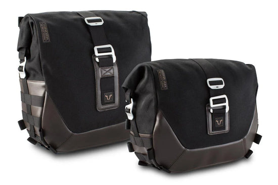 SW-Motech Legend Gear LC1 & LC 2 Side Bag System Brown Edition — Ducati Plus(+) / Monster