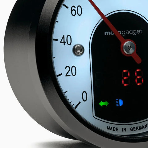 Motogadget motoscope tiny Analogue Speedometer 49mm Black