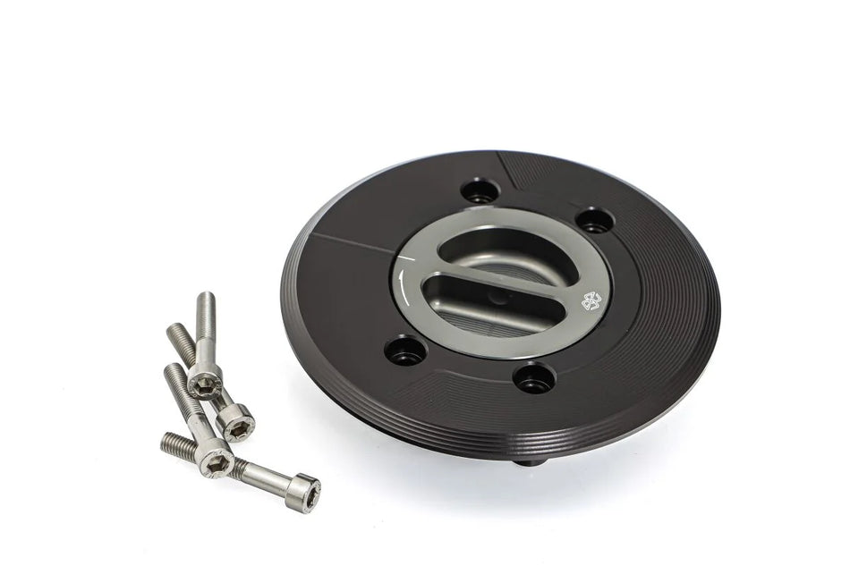 Gilles Tooling Motorcycle Fuel Cap Black (FCAP-05-B)