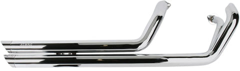 Cobra Speedster Street Rod Slash Down Exhaust System Chrome