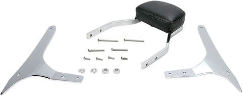 Cobra Mini Square Sissy Bar Chrome with Pad (02-4725)