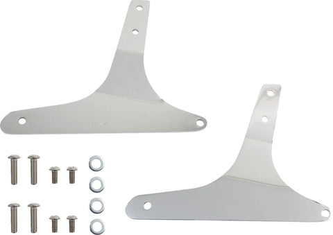 Cobra Short Square Sissy Bar Chrome with Pad (602-1201)