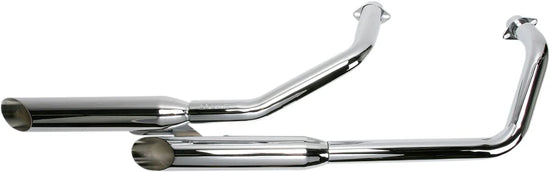 Cobra 2-into-2 Exhaust System Chrome with Slash Cut Tips (1371SC)