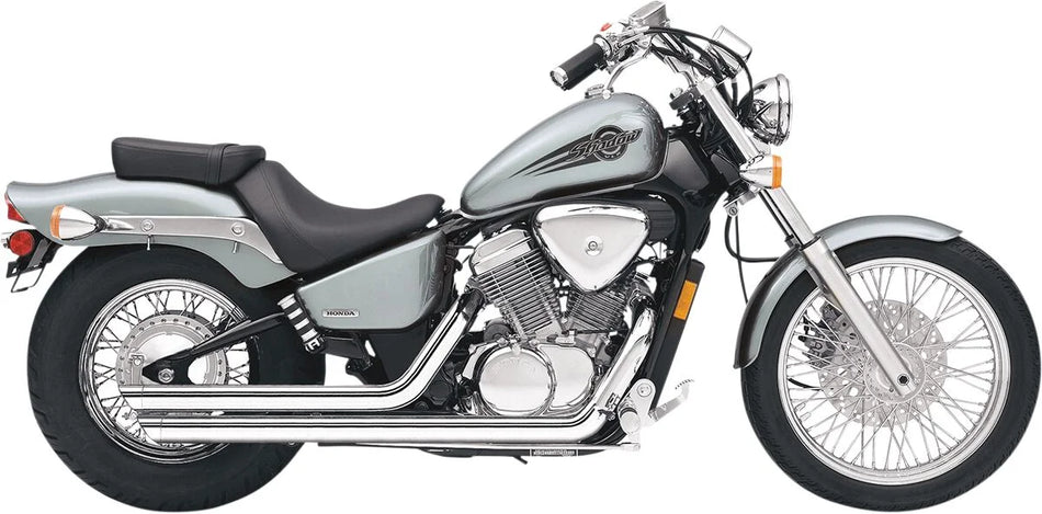 Cobra Street Rod Slash Cut Exhaust Chrome