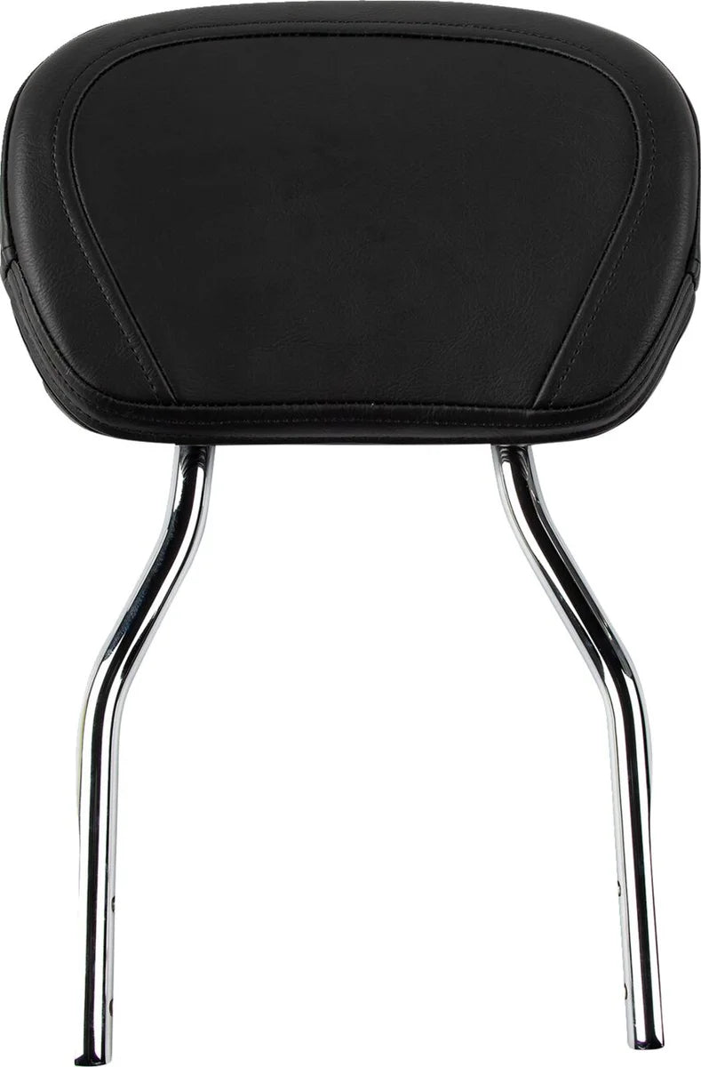 Cobra Tall Round Sissy Bar Chrome with Pad (02-7618)