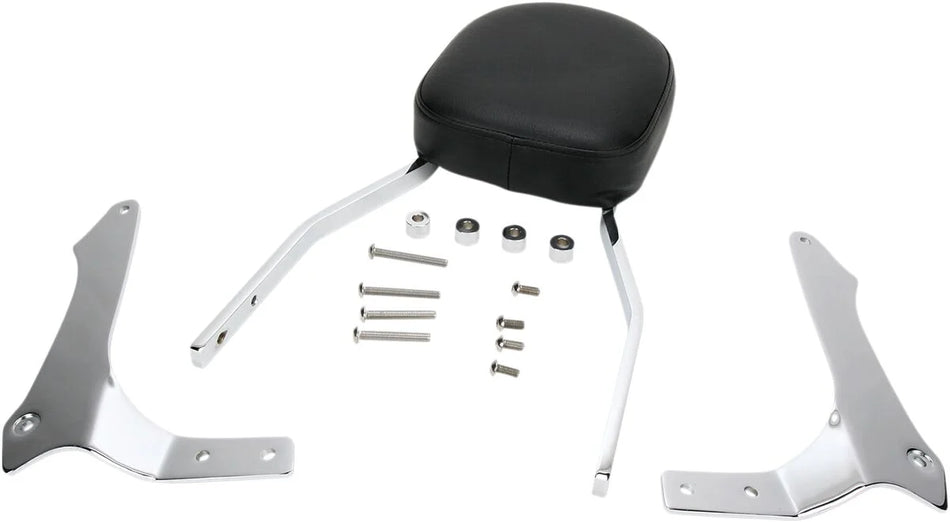 Cobra Tall Square Sissy Bar Chrome with Pad (02-5265)
