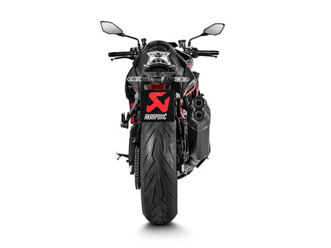 Akrapovic Slip-on Line Muffler Black Titanium Carbon End Cap Kawasaki (S-K10SO31-HGITBL)