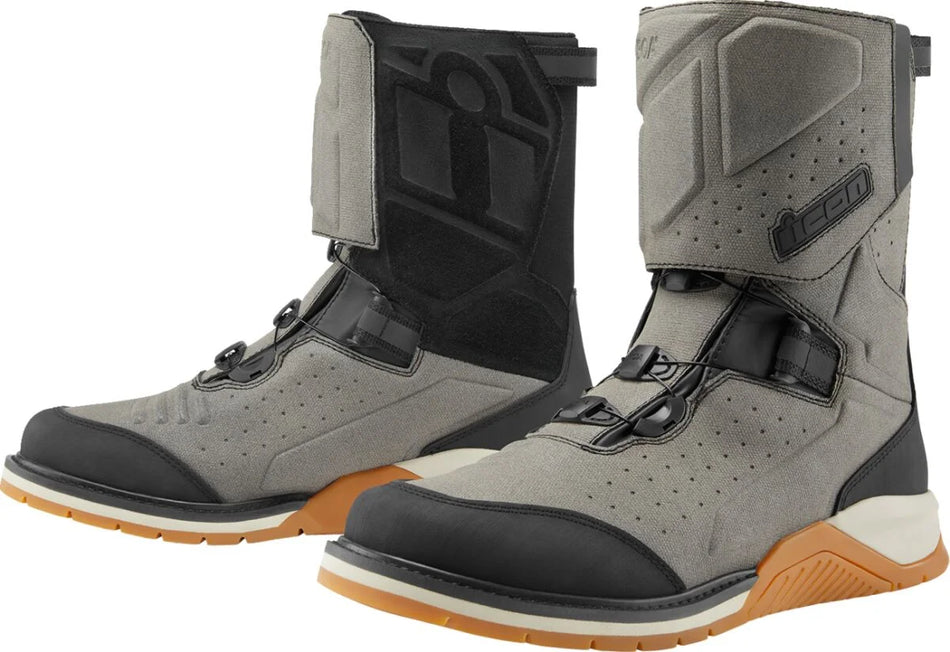 ICON Alcan Waterproof Boots Grey