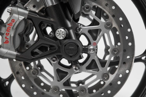 SW-Motech Slider For Front Axle Black Moto Guzzi V85 TT