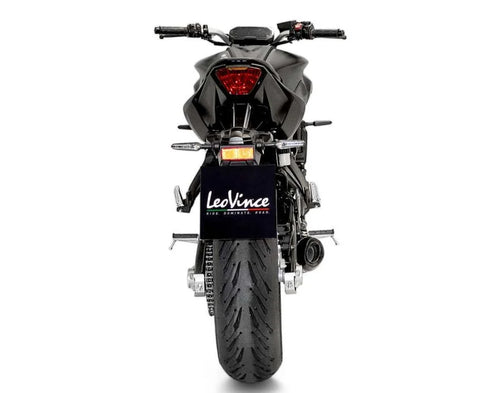 LeoVince LV One EVO Black Edition Stainless Steel Exhaust System with CAT Yamaha (14360EBK)