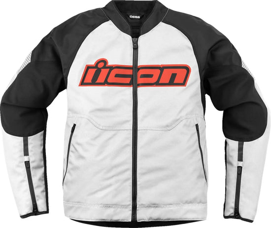 ICON Overlord 3 Textile Jacket Black/White
