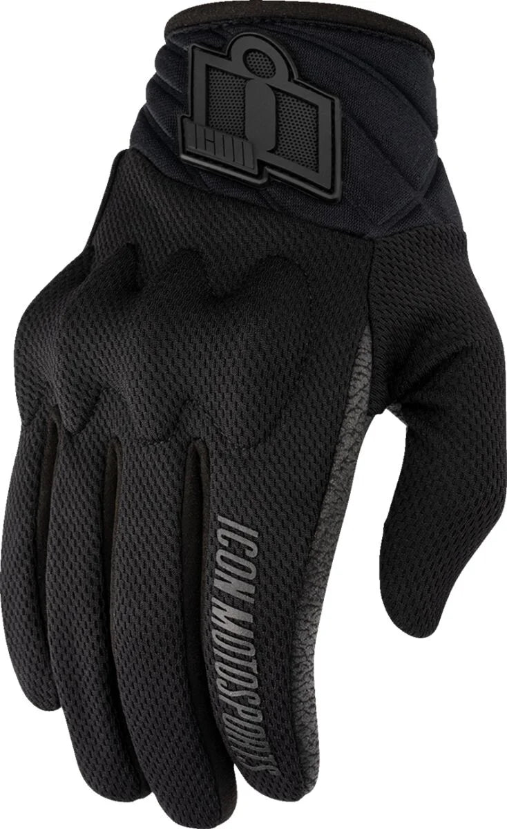 ICON Anthem 3 Women's Textile Gloves Black