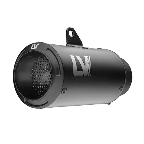 LeoVince LV Corsa S Full Black Slip-on Muffler SS Kawasaki (15404SFB)