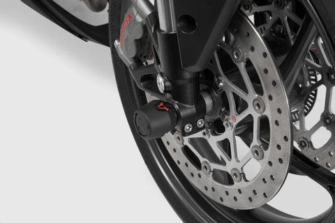 SW-Motech Front Axle Slider Set Black Suzuki GSX-S1000 / F (15-).