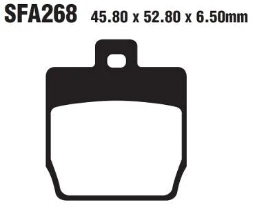 EBC Organic Front & Rear Brake Pads SFA268