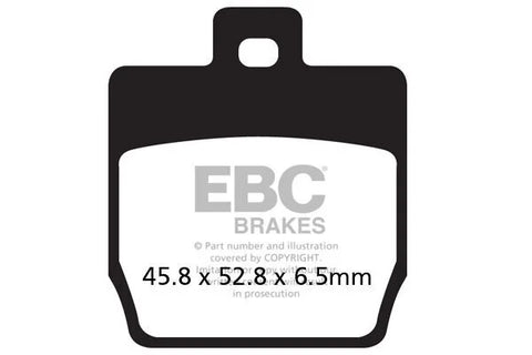 EBC Organic Front & Rear Brake Pads SFAC268