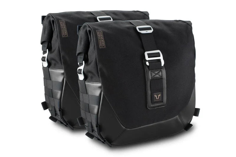 SW-Motech Legend Gear LC2 Side Bag System Black Edition — Royal Enfield Classic