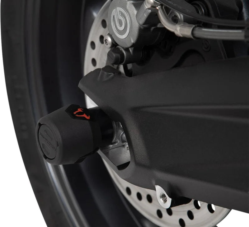 SW-Motech Rear Axle Slider Set Black Suzuki GSX-S1000 / F, Honda CB1100RR