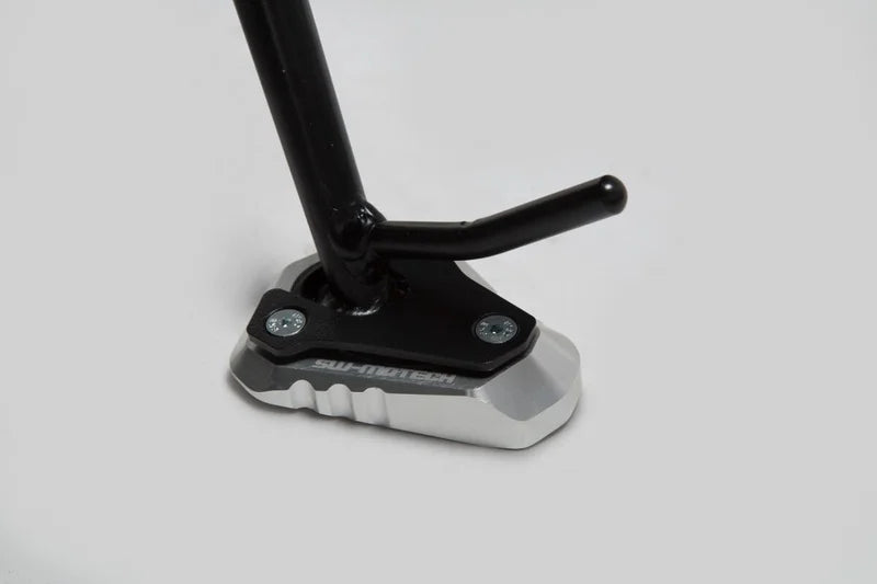 SW-Motech Side Stand Foot Extension Black/Silver Kawasaki Models