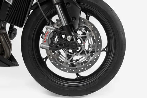 SW-Motech Front Axle Slider Set Black Kawasaki Z900