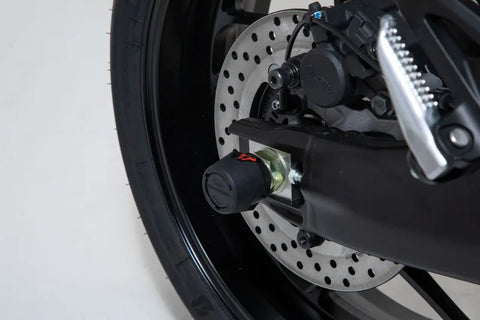 SW-Motech Rear Axle Slider Set Black Yamaha Tracer 9