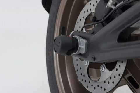 SW-Motech Rear Axle Slider Set Black Zero SR/F